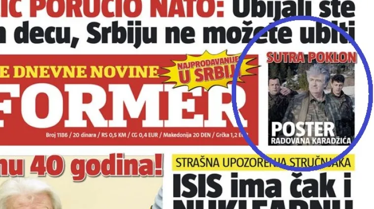 Neki će za vikend dijeliti poster ratnog zločinca