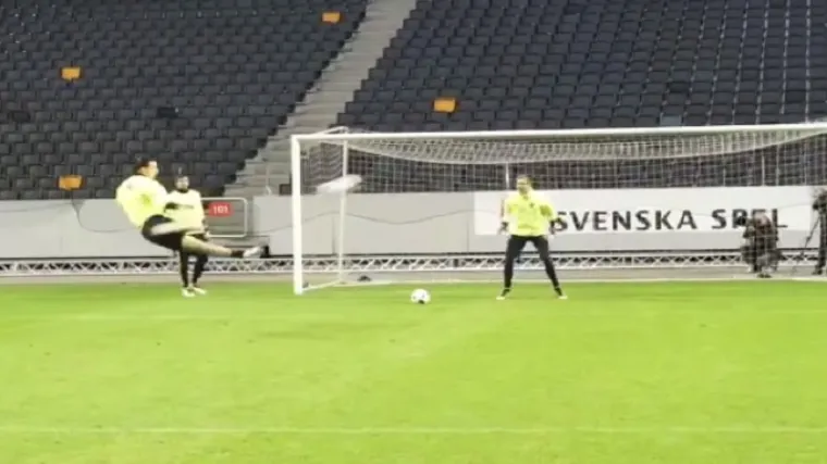 Ibrahimović vježba majstorije kojima će poku&scaron;ati nauditi suparniku Hrvatske