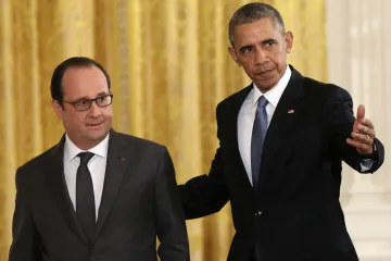 Obama i Hollande potvrdili da se IS povlači: zapadne snage kontinuirano udaraju po njihovom teritoriju