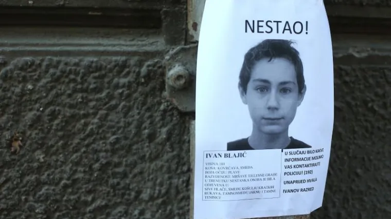 U Zagrebu nestao 18-godišnji Ivan Blajić. Jeste li ga vidjeli?