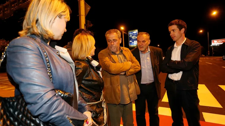 Bandić na 'svečanosti' zatvaranja rupe: osam dana Zagreb je živio s njom i prometnim kolapsom