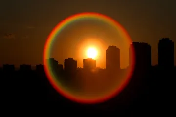 Ovako to izgleda kad se sunce odluči na spektakularan način oprostiti od Zagreba