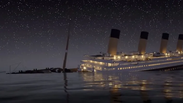 Potonuće Titanica u realnom vremenu: pogledajte mračnu animaciju od dva sata i 40 minuta