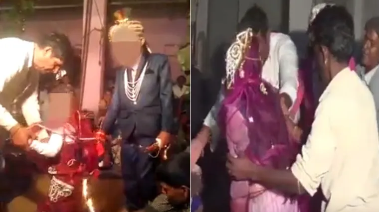 Potresni video masovnog vjenčanja djece u Indiji: djevojčica se rasplakala jer su je prisilili da se uda