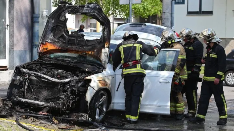 U zagrebačkom Vrbiku zapalio luksuzni Audi Q7 vlasnika poznatog narodnjačkog kluba