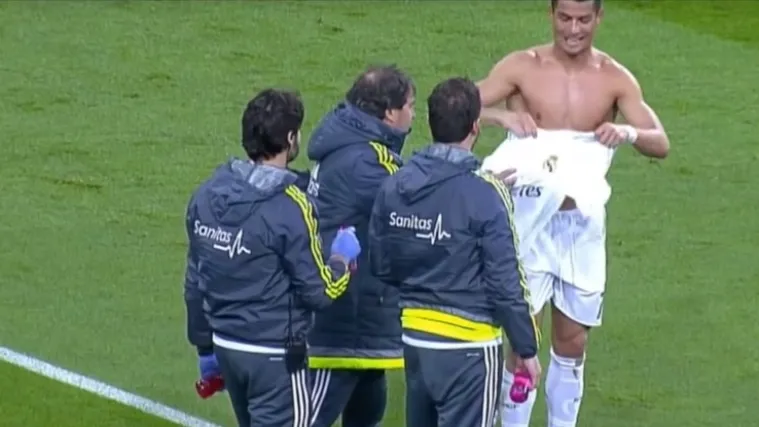 Cristiano Ronaldo briljirao prilikom promjene dresa