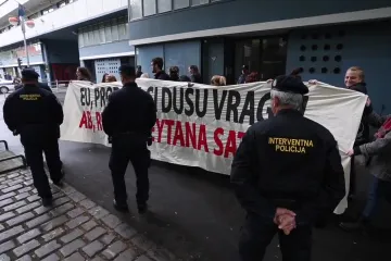 Prosvjed protiv Erdoganove politike i njegovog boravka u Hrvatskoj