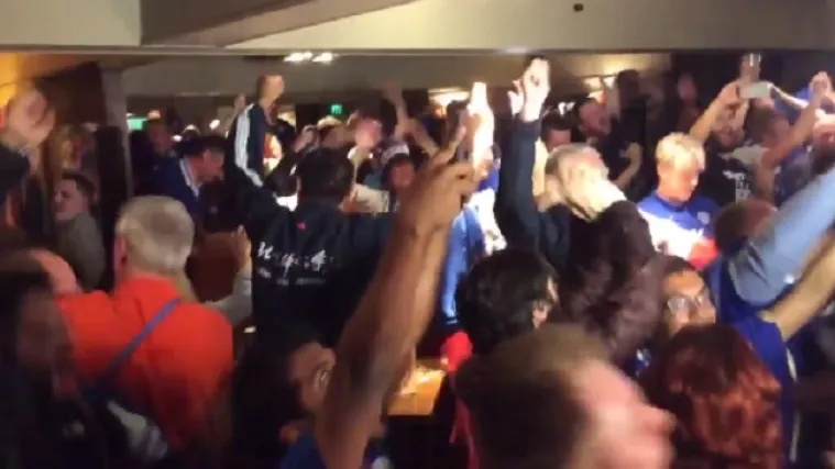 Pogledajte kako su navijači Leicestera dočekali kraj utakmice na Stamford Bridgeu