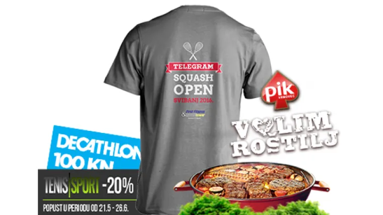 Najzabavniji squash turnir za rekreativce - ima još samo nekoliko slobodnih mjesta