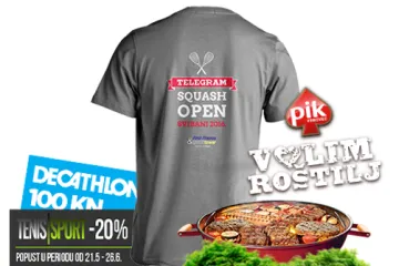 Najzabavniji squash turnir za rekreativce - ima još samo nekoliko slobodnih mjesta