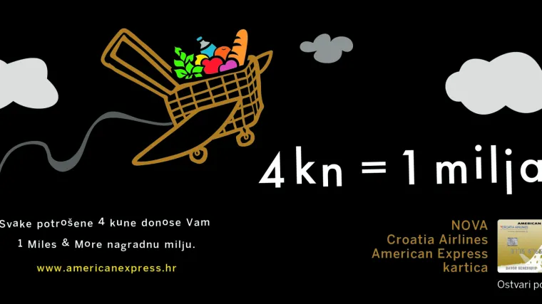 Trži&scaron;tu ponuđena nova Croatia Airlines American Express charge kartica
