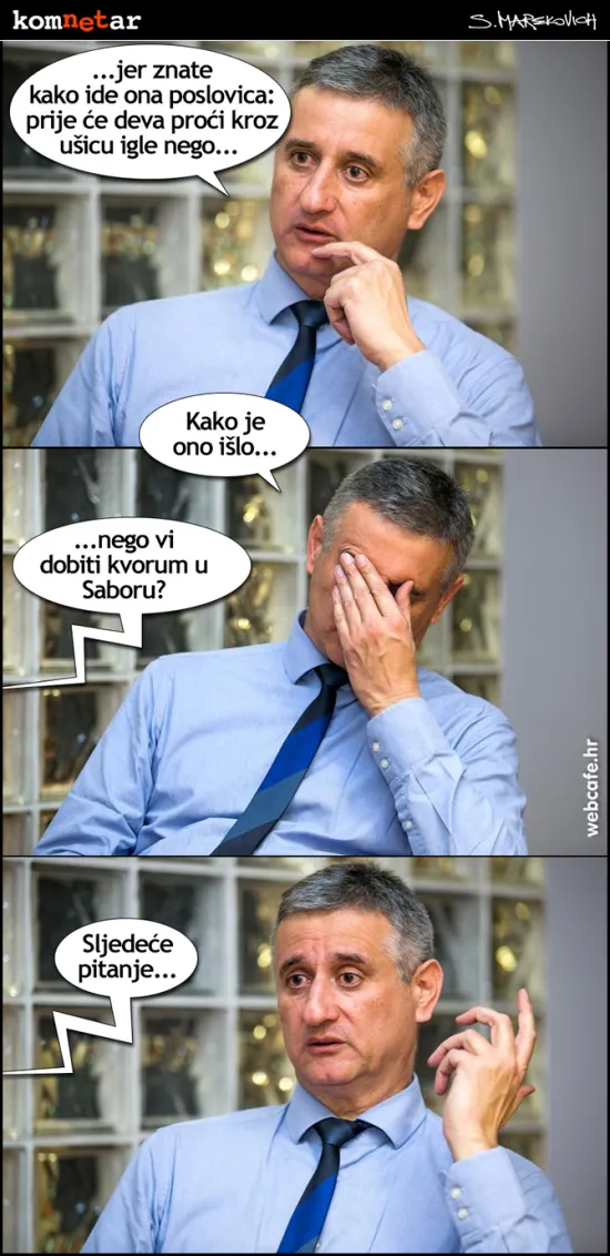 Zakoni se donose k'o na tekućoj vrpci