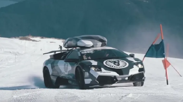 Tko kaže da Lamborghini i skijanje ne mogu biti spoj iz snova