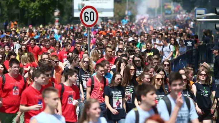 Maturanti će danas divljati Zagrebom