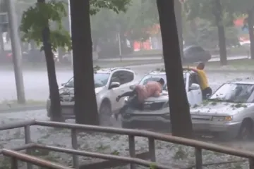 Pokušala ga je tijelom zaštititi od tuče