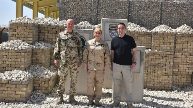 Predsjednica posjetila hrvatske vojnike u Afganistanu: 'Saveznici iznimno cijene naš doprinos'