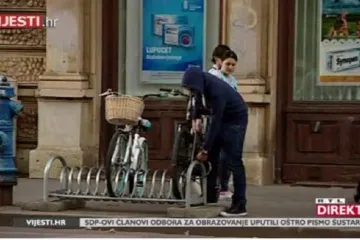 Rezao lanac s bicikla u centru Zagreba, baš nitko ga nije pokušao spriječiti
