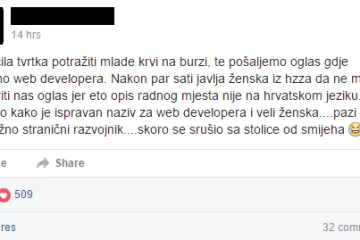 Traži radnike, a na HZZ-u mu odbili oglas iz urnebesnog razloga