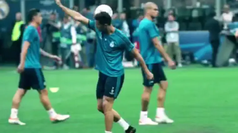 Pogledajte kako se Ronaldo zagrijava za finale Lige prvaka