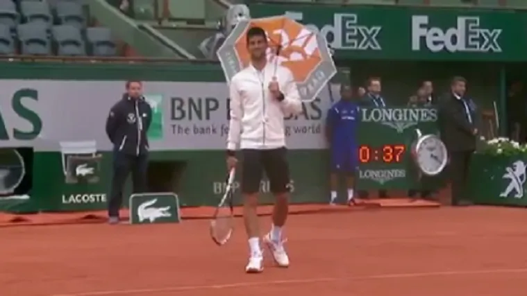 Pogledajte Đokovićev ples na ki&scaron;i koji je odu&scaron;evio cijeli svijet