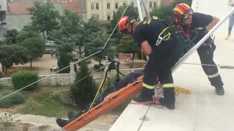 Pokazna vježba Javne vatrogasne postrojbe Šibenik