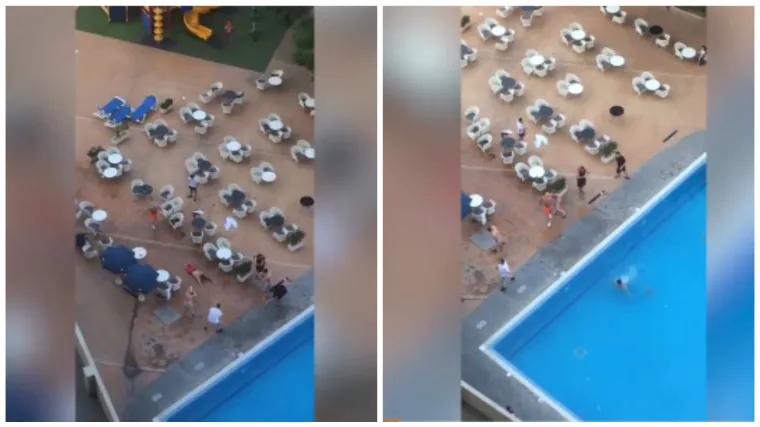 Ovo je definitvno najluđi i najbrutalniji skok u bazen
