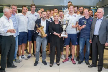 Vaterpoliste Juga u zračnoj luci dočekala i predsjednica