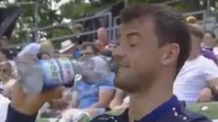 Dimitrovu tijekom meča pustili pjesmu biv&scaron;e djevojke: njegova reakcija je neprocjenjiva!