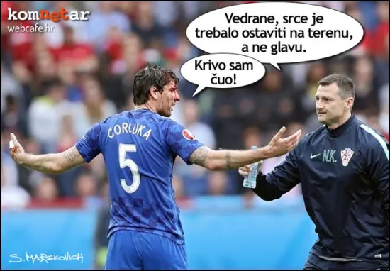 Ćorluka objasnio za&scaron;to je igrao krvave glave