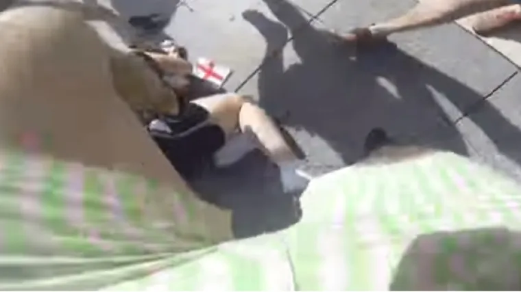 Procurila uznemirujuća snimka obračuna Rusa i Engleza iz prvog lica