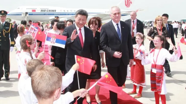 Kineski predsjednik stigao u posjet Srbiji