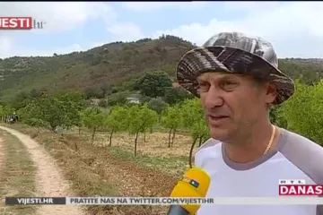 Požar kod Skradina: vatrena stihija zaprjietila NP-u Krka