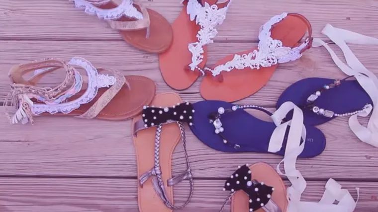 Od starih japanki možete napraviti totalno cool sandale