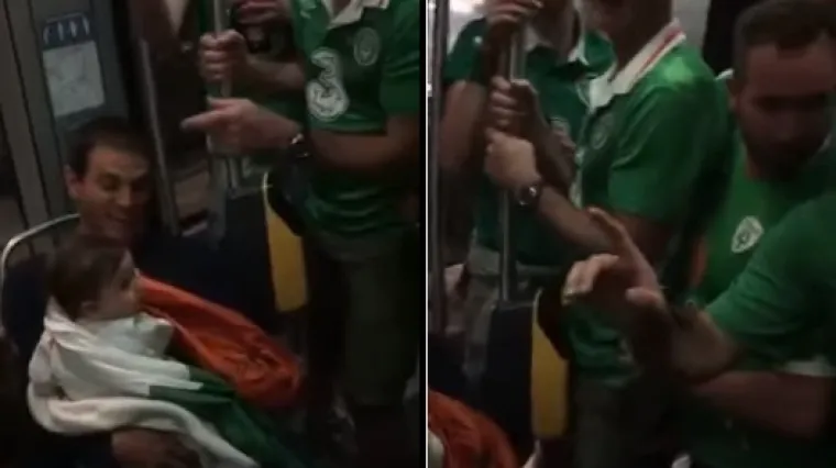 Hit na internetu: irski navijači pjevaju uspavanku bebi iz Francuske u vlaku