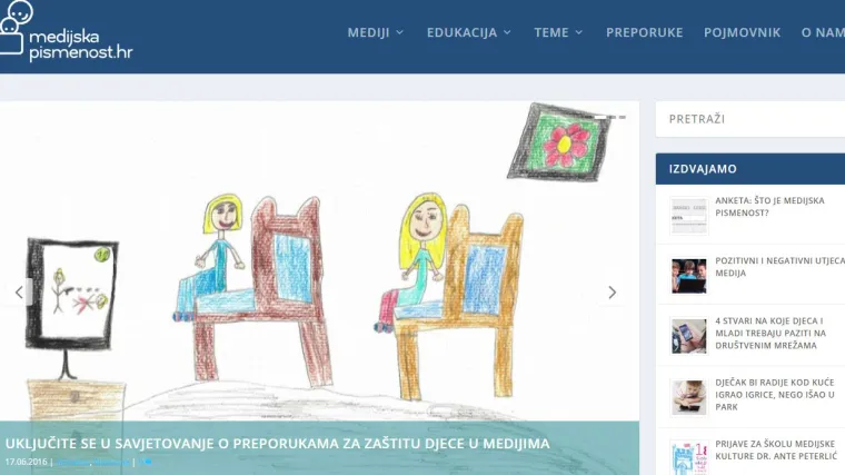 Portal na koji vrijedi kliknuti za dobrobit djece: medijskapismenost.hr