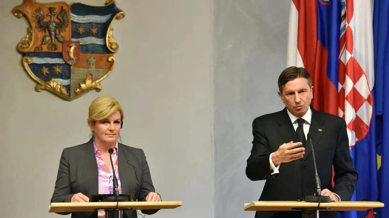 Grabar-Kitarović sastala se s Pahorom: 'Zbog nedostatka suradnje sa susjedima, imamo žicu. Pozivam da ju maknete'