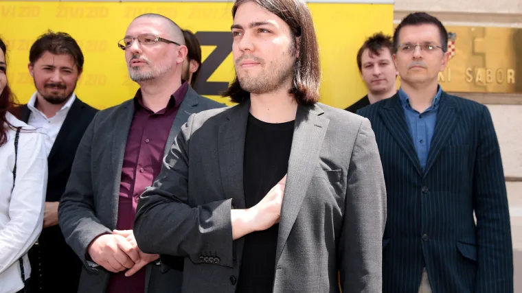 Ivan Vilibor Sinčić predao žalbu Ministarstvu uprave zbog registracije 'novog' Živog zida