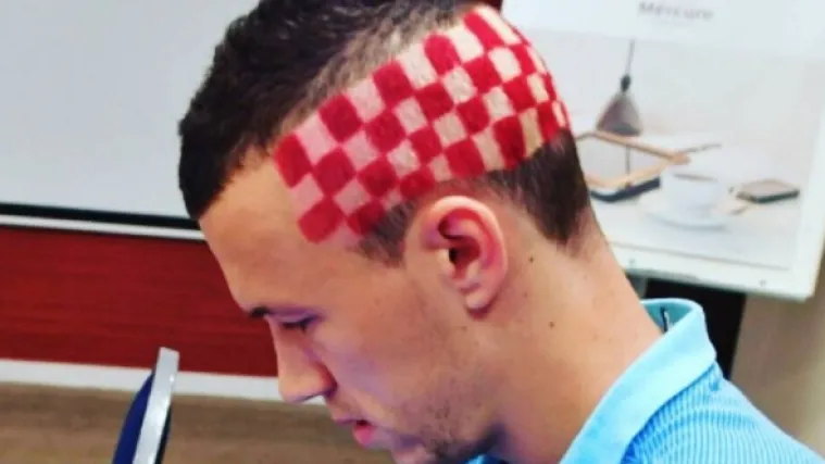 Peri&scaron;ić je spreman za dvoboj s Portugalcima: ovaj put glavu obojao u crveno-bijele kvadratiće!