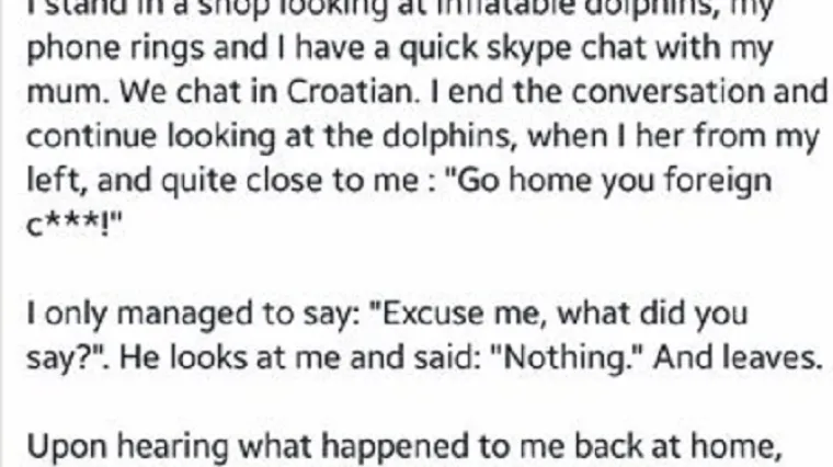 'Idi kući, ti strana p..ko'
