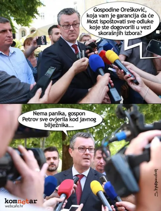 Ore&scaron;ković, Petrov i javni bilježnik