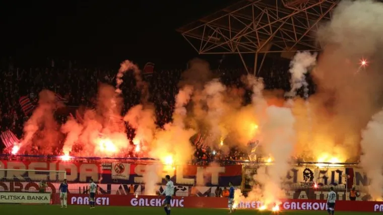 Torcida reagirala na prijetnje treneru Hajduka