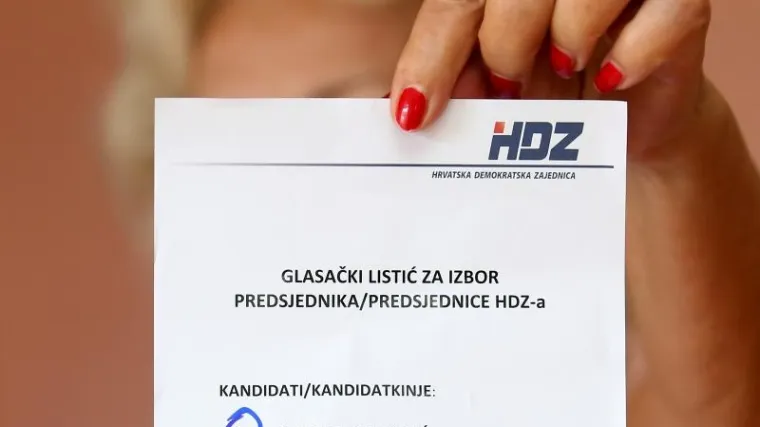 HDZ-ovci biraju Plenkovića: evo kako izgleda glasački listić s jednim kandidatom