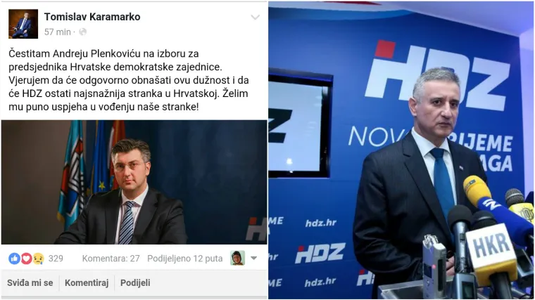 Poručio kako mu želi 'mnogo uspjeha u vođenju stranke'