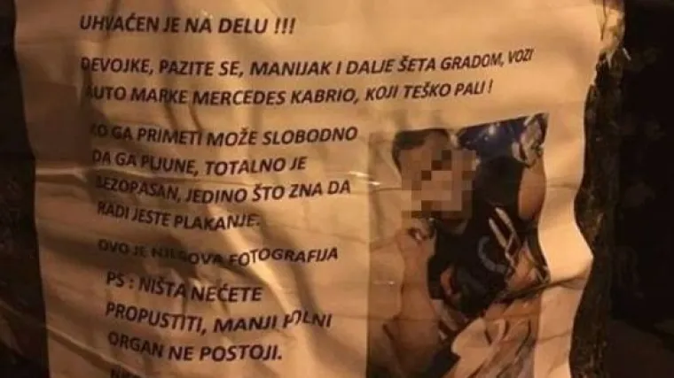 Prevarena cura osramotila dečka polijepiv&scaron;i po cijelom gradu upozorenje: 'Manji spolni organ ne postoji'