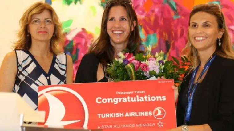 Ona je milijunta putnica ove godine, a u Dubrovniku je prvi put