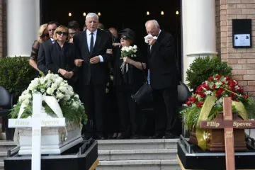 Na Mirogoju na posljednji počinak ispraćeni tragično stradali Filip i Hana Spevec