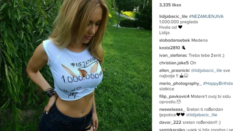 Lidija Bačić zahvalila fanovima izazovnom fotkom na Instagramu