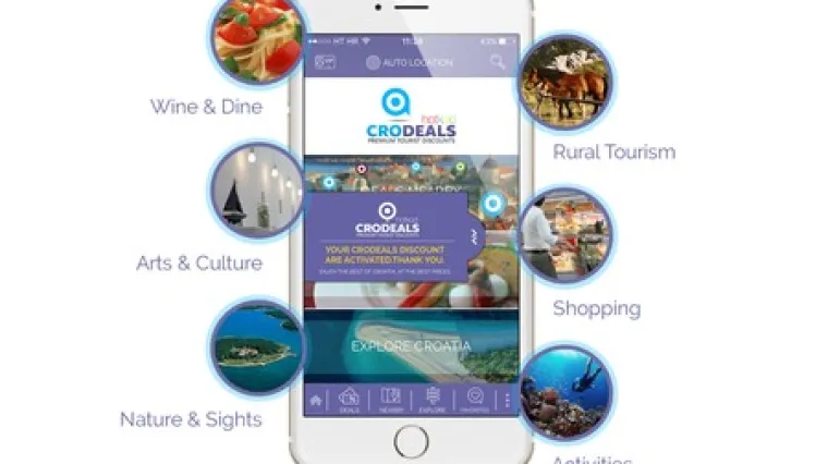 Revolucionarna aplikacija: uz CroDeals ostvarite popuste na preko 2000 turističkih odredi&scaron;ta