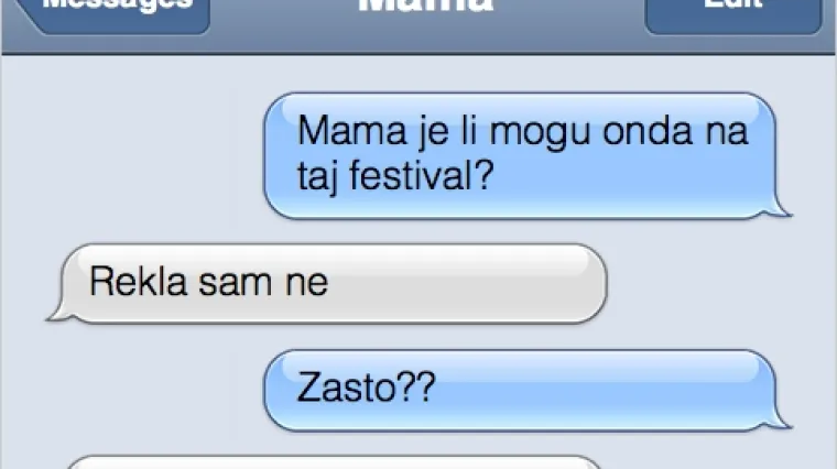 Pitala mamu smije li na festival pa dobila &scaron;to je tražila