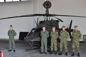 Moćne letjelice u Zemuniku: predstavljeno pet novih helikoptera Kiowa Warrior